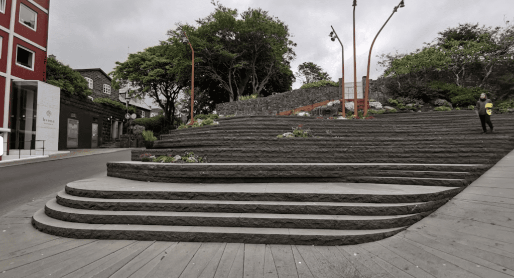 The stairs in Tórshavn centrum